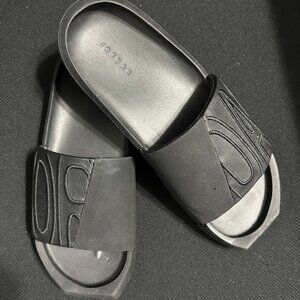 Nike Air Jordan NOLA Slide Sandals “Triple Black” Size 6